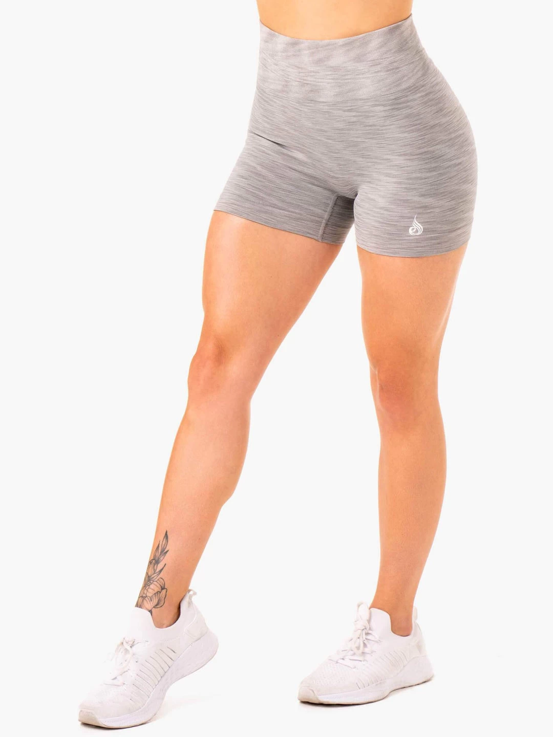 Evolve Seamless High Waisted Shorts - Grey 1 Evolve Seamless High Waisted Shorts - Grey