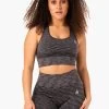 Evolve Seamless Longline Sports Bra - Black