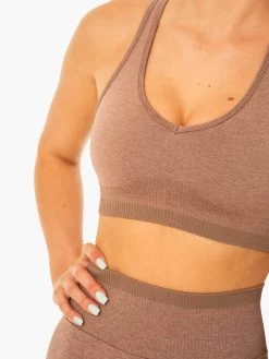 Excel Seamless Sports Bra - Mocha Marl 9 Excel Seamless Sports Bra - Mocha Marl -Ryderwear excel seamless sports bra mocha marl clothing ryderwear 567983 1080x