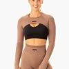 Excel Seamless Super Crop - Mocha Marl