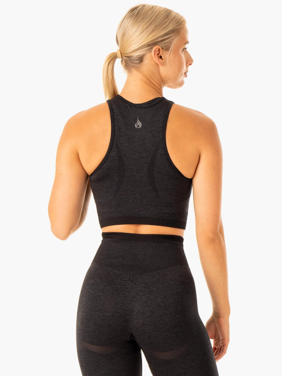 Excel Seamless Tank - Black Marl 2 Excel Seamless Tank - Black Marl - Image 2