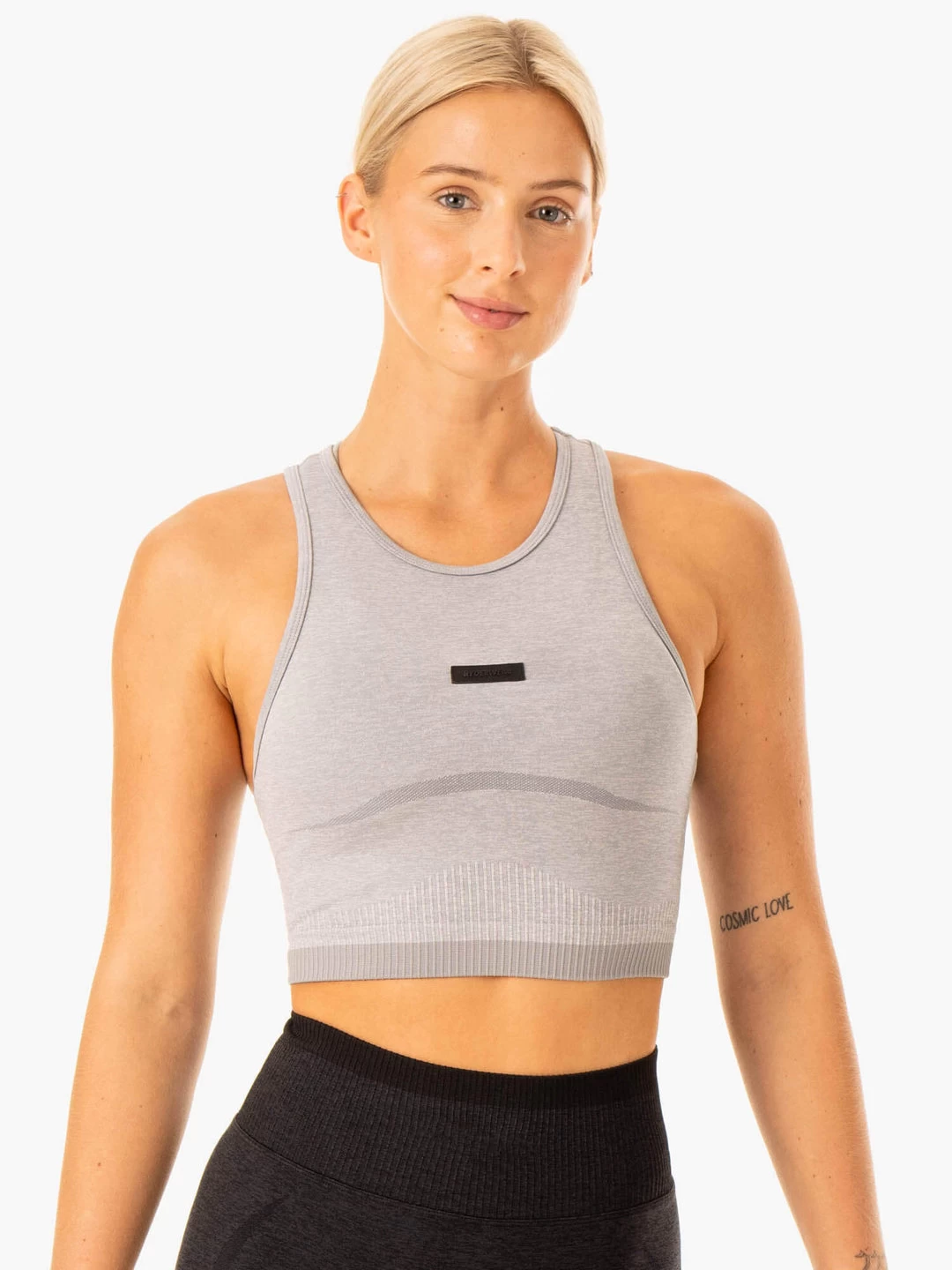 Excel Seamless Tank - Grey Marl 5 Excel Seamless Tank - Grey Marl - Image 5