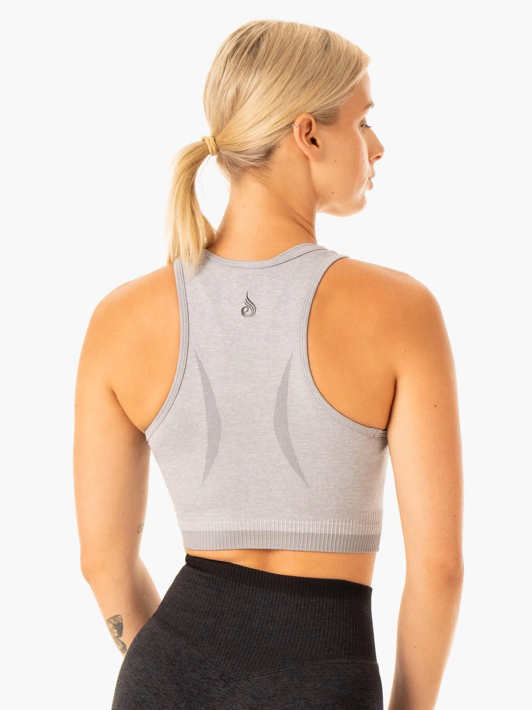 Excel Seamless Tank - Grey Marl 2 Excel Seamless Tank - Grey Marl - Image 2