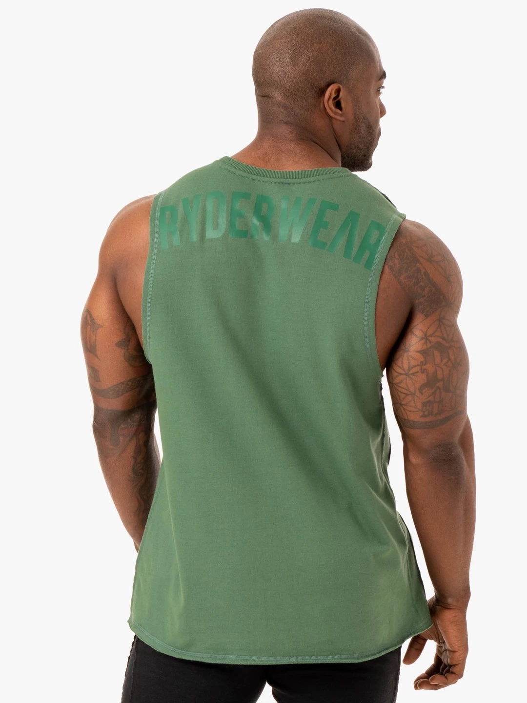 Force Fleece Tank - Green 2 Force Fleece Tank - Green - Image 2