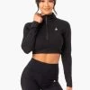 Force Long Sleeve Training Top - Black