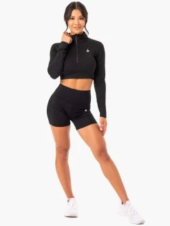 Force Long Sleeve Training Top - Black -Ryderwear force long sleeve training top black clothing ryderwear 453246 1080x