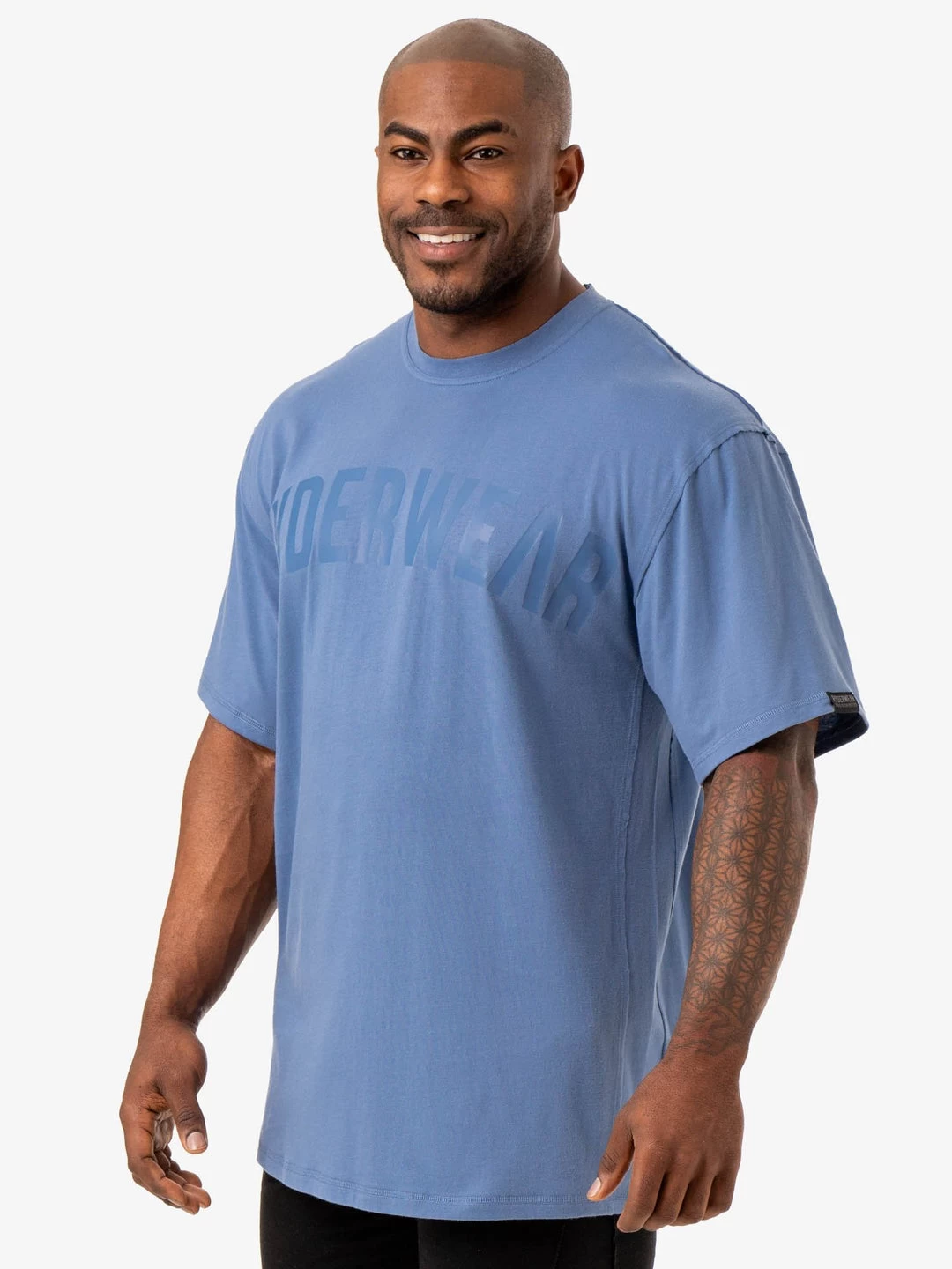 Force Oversized T-Shirt - Blue 3 Force Oversized T-Shirt - Blue - Image 3