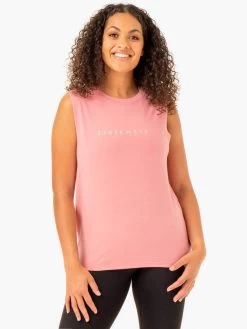 Foundation Muscle Tank - Blush Pink -Ryderwear foundation muscle tank blush pink clothing ryderwear 315684 1080x
