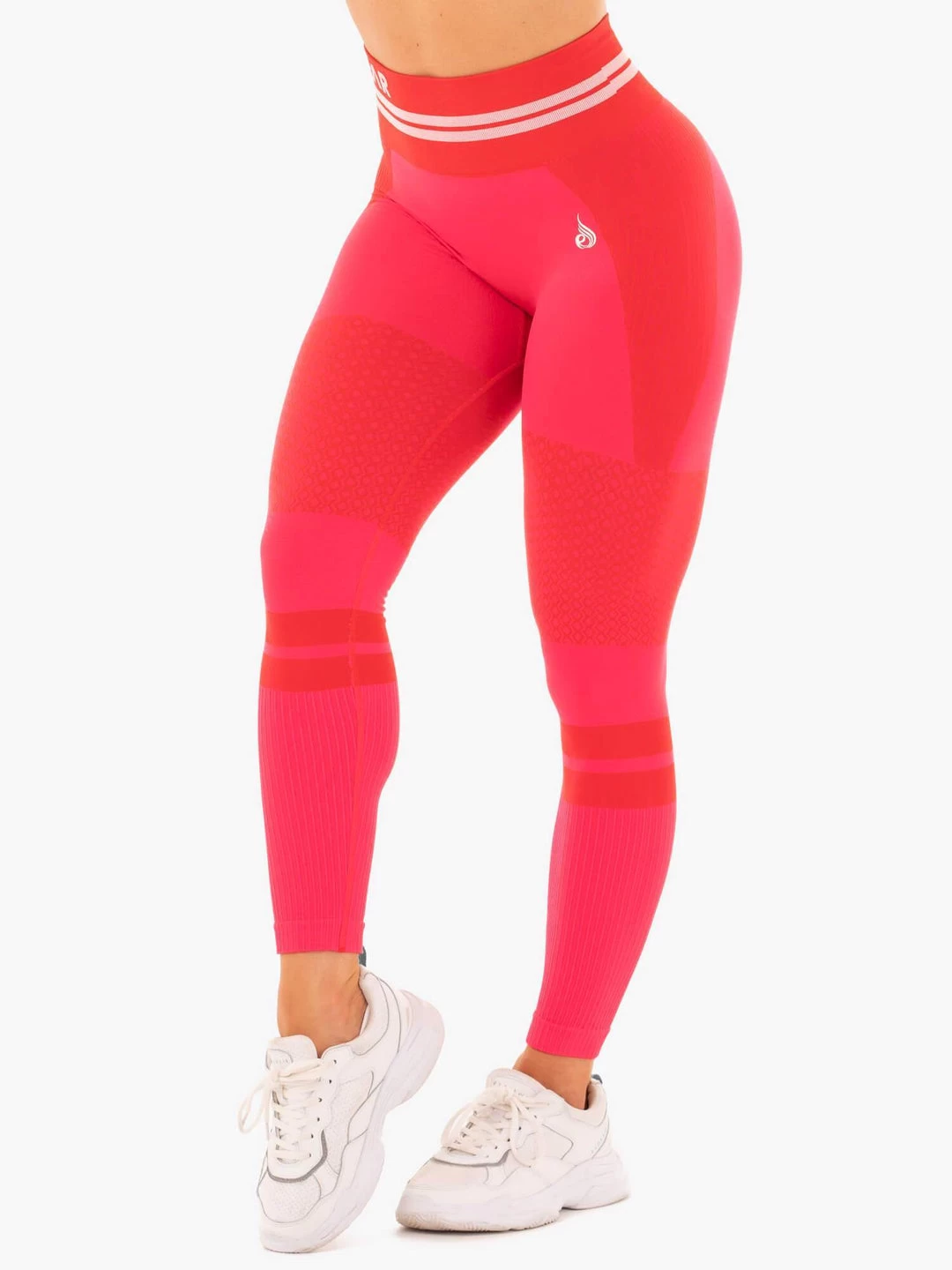Freestyle Seamless High Waisted Leggings - Red 1 Freestyle Seamless High Waisted Leggings - Red