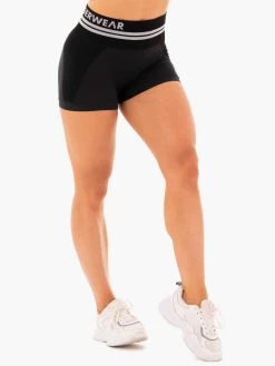 Freestyle Seamless High Waisted Shorts - Black -Ryderwear freestyle seamless high waisted shorts black clothing ryderwear 302463 1080x