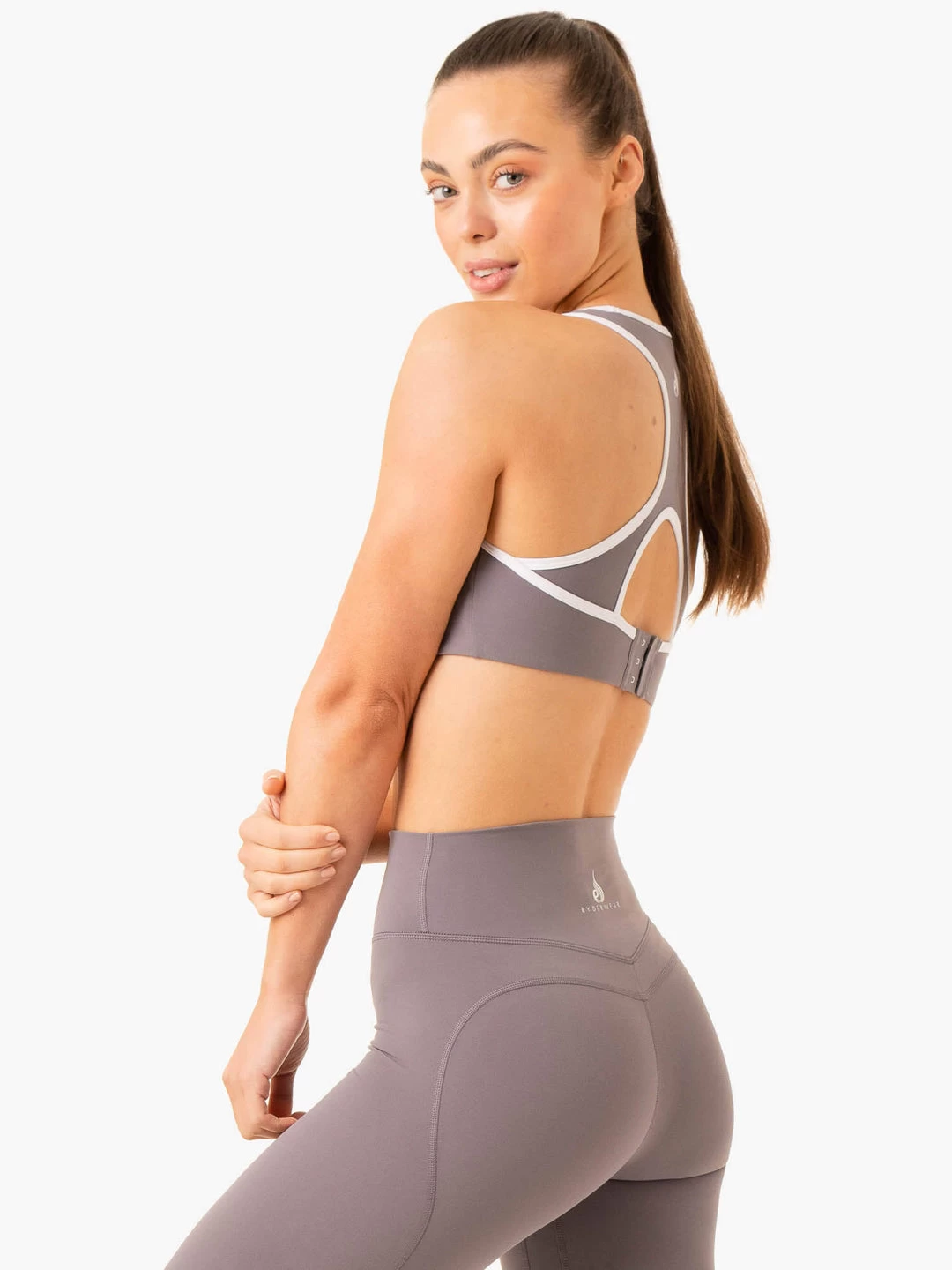 Frequency High Impact Sports Bra - Smoke Grey 4 Frequency High Impact Sports Bra - Smoke Grey - Image 4