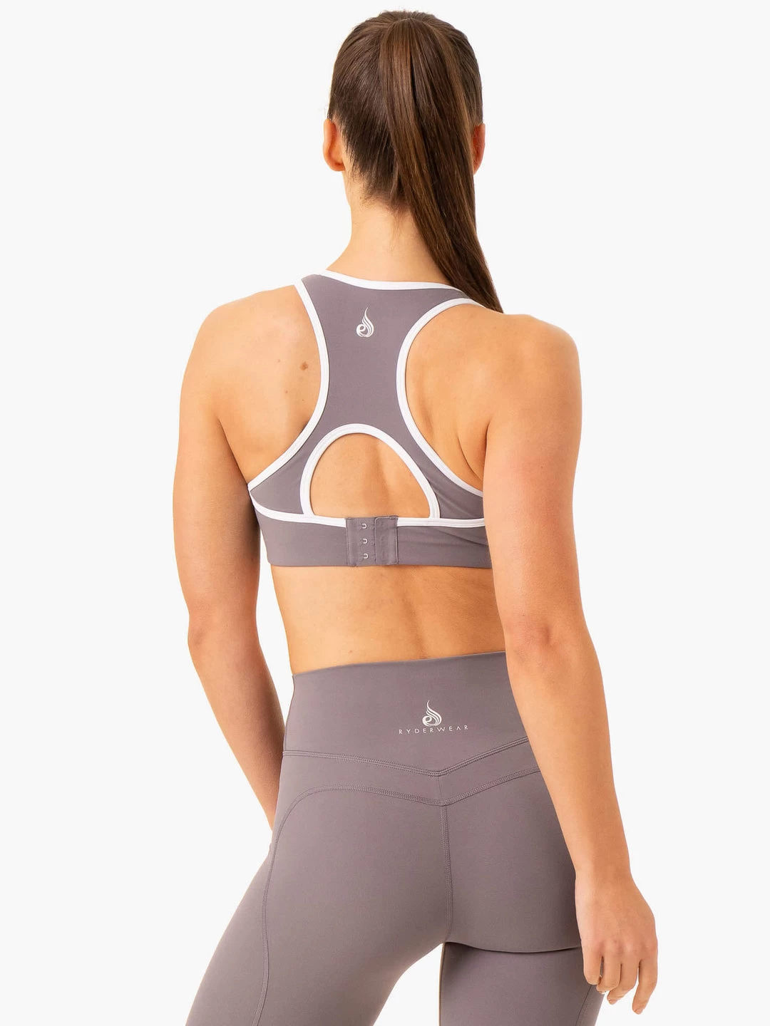 Frequency High Impact Sports Bra - Smoke Grey 2 Frequency High Impact Sports Bra - Smoke Grey - Image 2