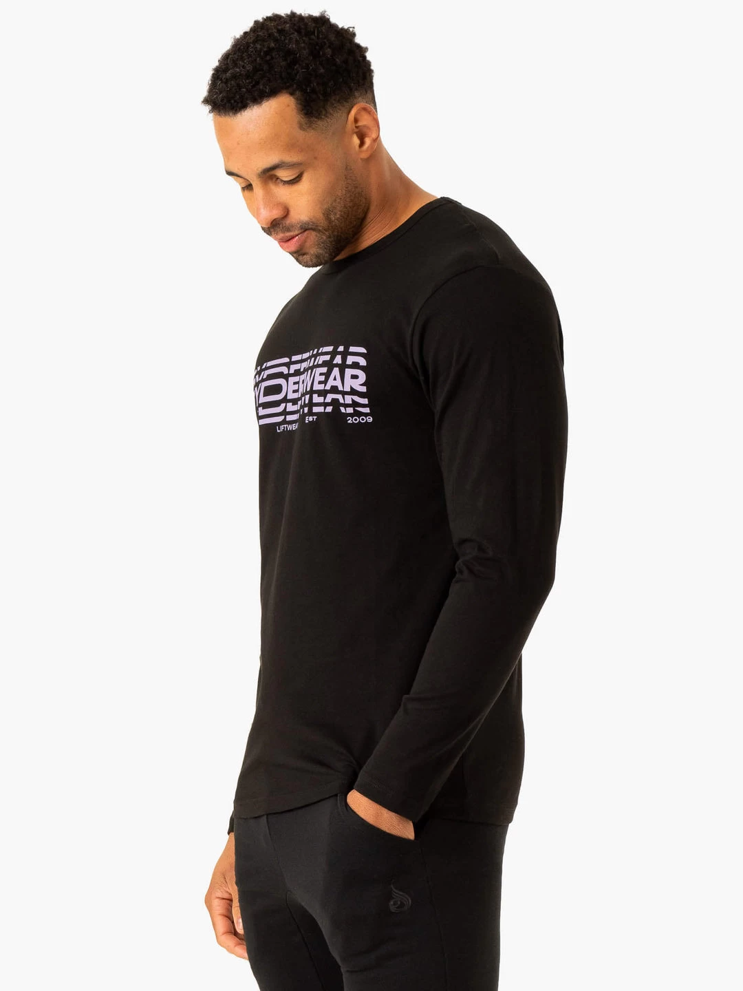Graphic Long Sleeve T-Shirt - Black 4 Graphic Long Sleeve T-Shirt - Black - Image 4
