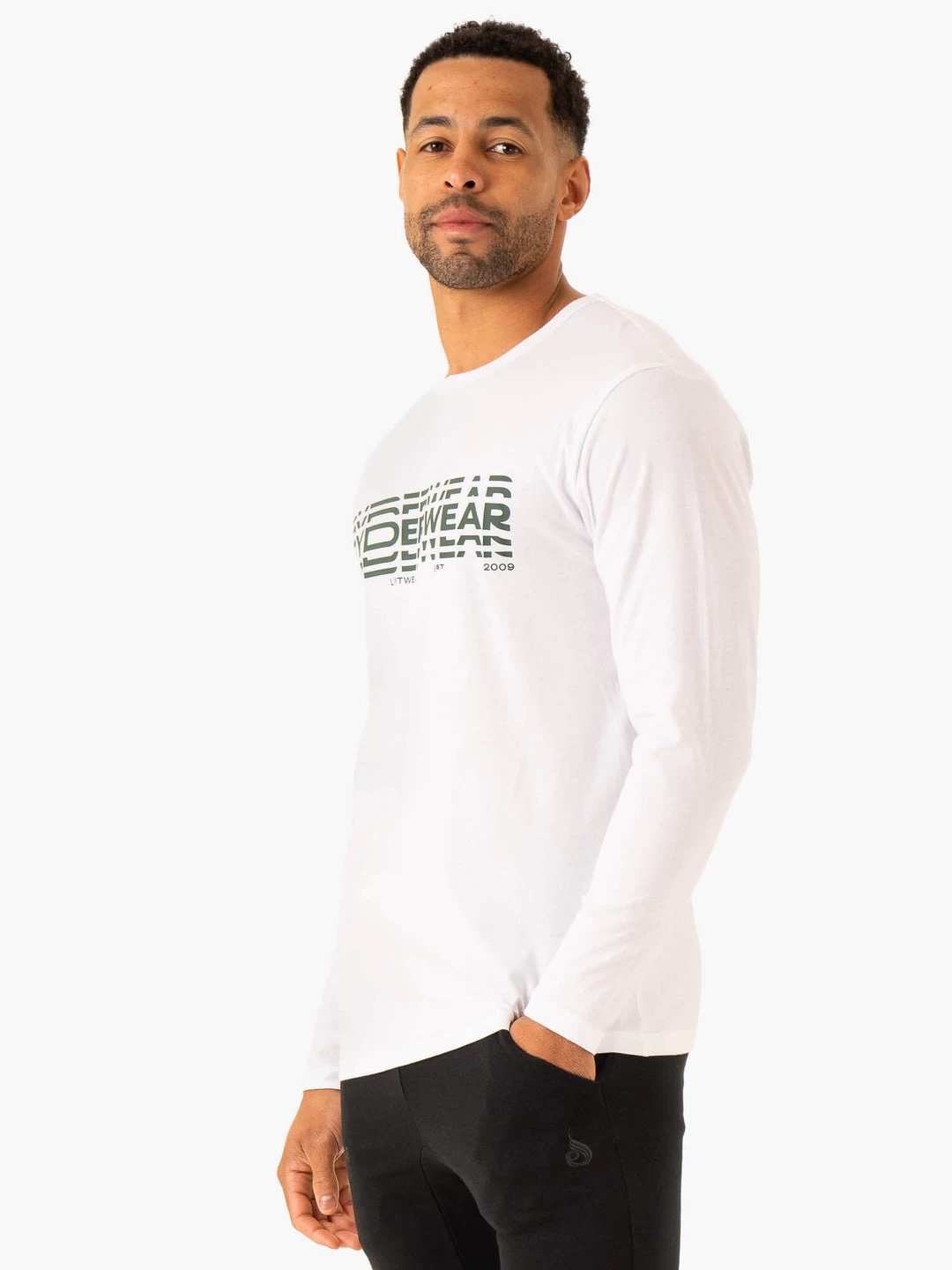 Graphic Long Sleeve T-Shirt - White 4 Graphic Long Sleeve T-Shirt - White - Image 4