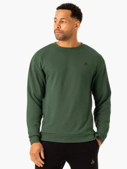 Heritage Crew Neck - Green 6 Heritage Crew Neck - Green -Ryderwear heritage crew neck green clothing ryderwear 884334 1080x
