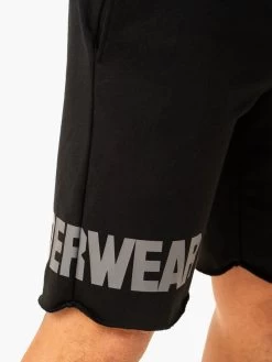 Heritage Fleece Track Shorts - Black -Ryderwear heritage fleece track shorts black clothing ryderwear 249510 1080x