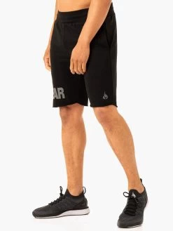 Heritage Fleece Track Shorts - Black -Ryderwear heritage fleece track shorts black clothing ryderwear 871769 1080x