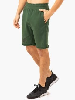 Heritage Fleece Track Shorts - Green 8 Heritage Fleece Track Shorts - Green -Ryderwear heritage fleece track shorts green clothing ryderwear 634054 1080x