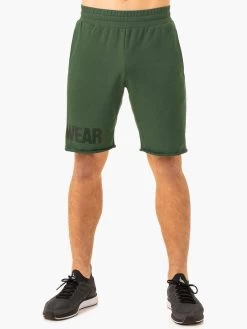 Heritage Fleece Track Shorts - Green 7 Heritage Fleece Track Shorts - Green -Ryderwear heritage fleece track shorts green clothing ryderwear 837270 1080x