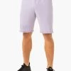 Heritage Fleece Track Shorts - Lavender