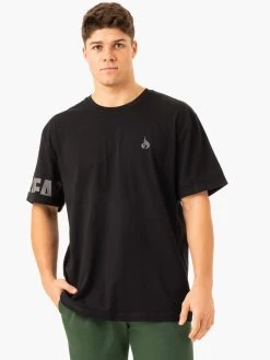 Heritage Oversized T-Shirt - Black