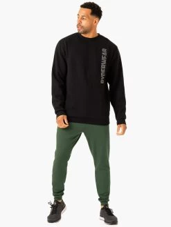 Heritage Pullover Jumper - Black -Ryderwear heritage pullover jumper black clothing ryderwear 552157 1080x