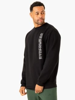 Heritage Pullover Jumper - Black -Ryderwear heritage pullover jumper black clothing ryderwear 580767 1080x