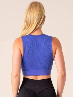 Honeycomb Seamless Tank - Cobalt -Ryderwear honeycomb seamless tank cobalt clothing ryderwear 538417 1080x