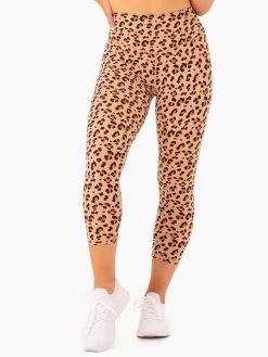 Hybrid 7/8 Leggings - Tan Leopard 10 Hybrid 7/8 Leggings - Tan Leopard -Ryderwear hybrid 78 leggings tan leopard clothing ryderwear 735118 1080x