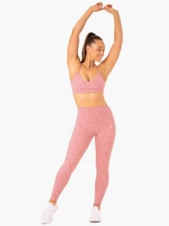 Hybrid Full Length Leggings - Pink Leopard -Ryderwear hybrid full length leggings pink leopard clothing ryderwear 247347 1080x