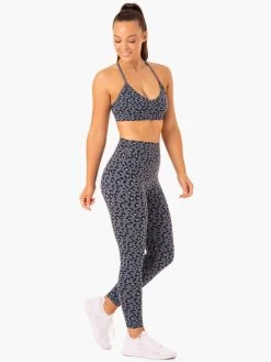 Hybrid Full Length Leggings - Steel Blue Leopard 10 Hybrid Full Length Leggings - Steel Blue Leopard -Ryderwear hybrid full length leggings steel blue leopard clothing ryderwear 226795 1080x