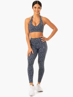 Hybrid Full Length Leggings - Steel Blue Leopard 11 Hybrid Full Length Leggings - Steel Blue Leopard -Ryderwear hybrid full length leggings steel blue leopard clothing ryderwear 437379 1080x