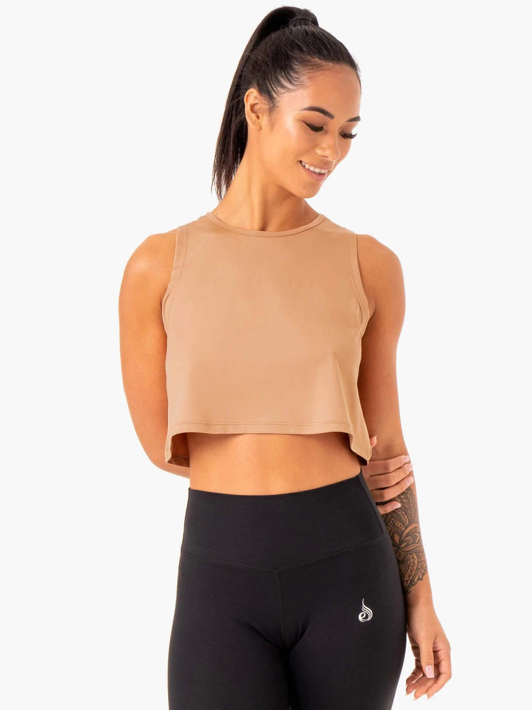 Hybrid Muscle Tank - Tan 1 Hybrid Muscle Tank - Tan