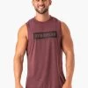 Iron Baller Tank - Burgundy Marl