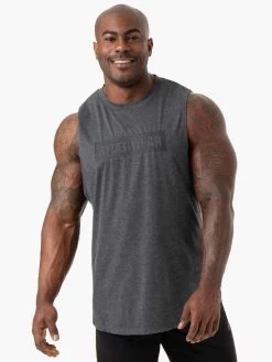 Iron Baller Tank - Charcoal Marl