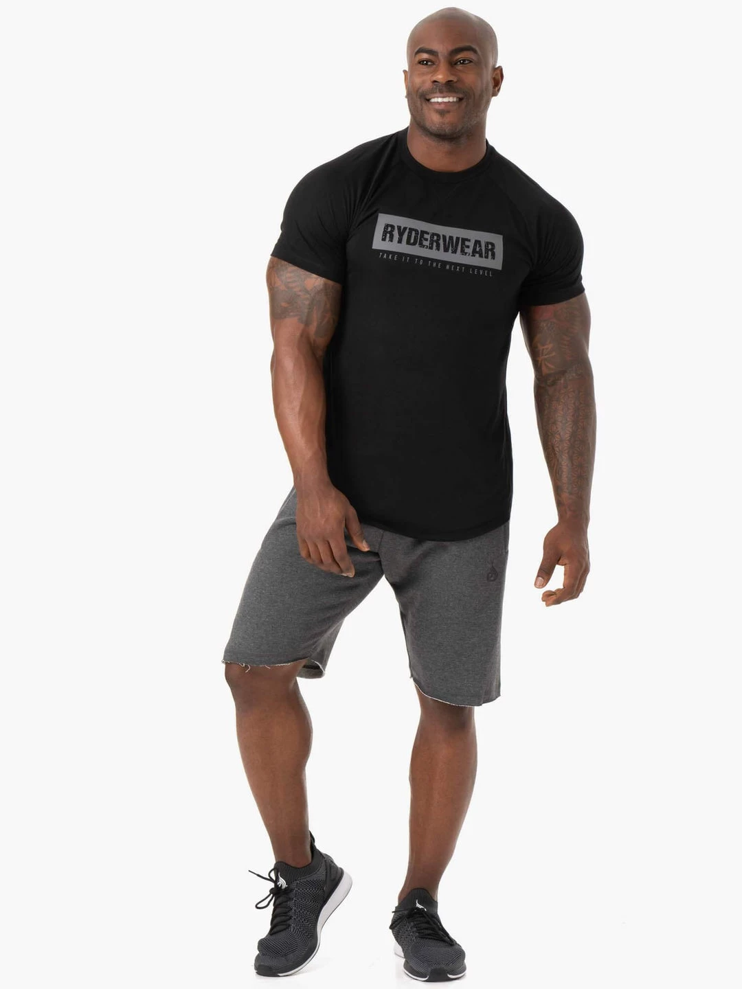Iron Track Shorts - Charcoal Marl 4 Iron Track Shorts - Charcoal Marl - Image 4