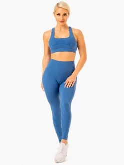 Knockout Racer Back Sports Bra - Blue -Ryderwear knockout racer back sports bra blue clothing ryderwear 807468 1080x