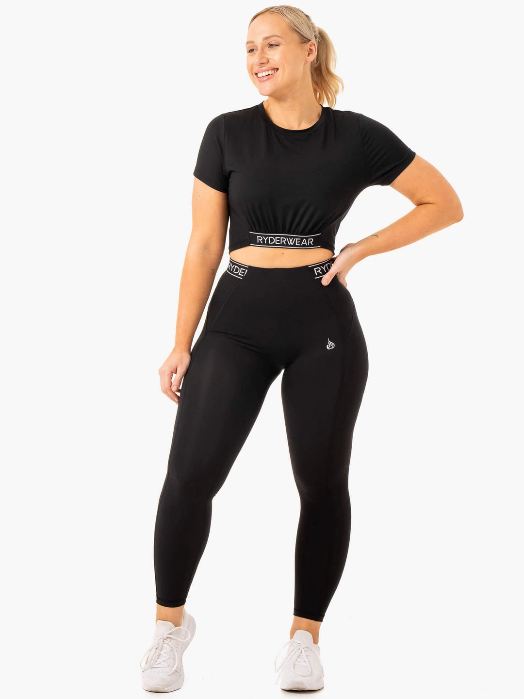 Level Up Cropped T-Shirt - Black 5 Level Up Cropped T-Shirt - Black - Image 5