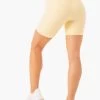 Level Up High Waisted Scrunch Shorts - Butter