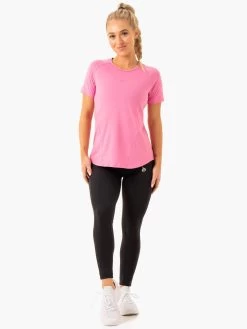 Level Up Training T-Shirt - Pink 9 Level Up Training T-Shirt - Pink -Ryderwear level up training t shirt pink clothing ryderwear 220327 1080x