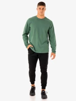 Limitless Long Sleeve T-Shirt - Forest Green 9 Limitless Long Sleeve T-Shirt - Forest Green -Ryderwear limitless long sleeve t shirt forest green clothing ryderwear 806983 1080x