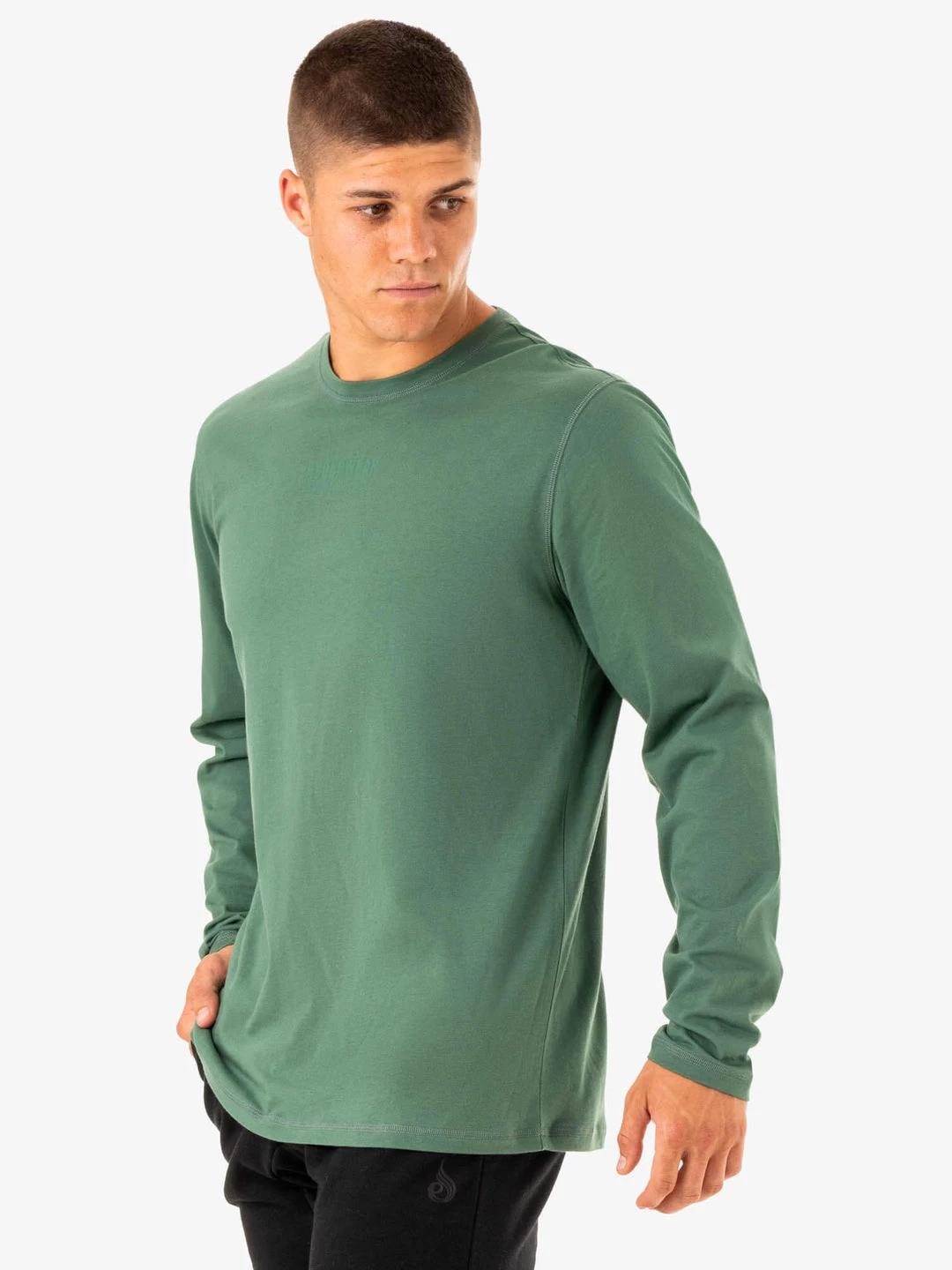 Limitless Long Sleeve T-Shirt - Forest Green 4 Limitless Long Sleeve T-Shirt - Forest Green - Image 4