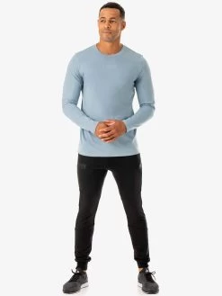 Limitless Long Sleeve T-Shirt - Ice Blue -Ryderwear limitless long sleeve t shirt ice blue clothing ryderwear 378588 1080x