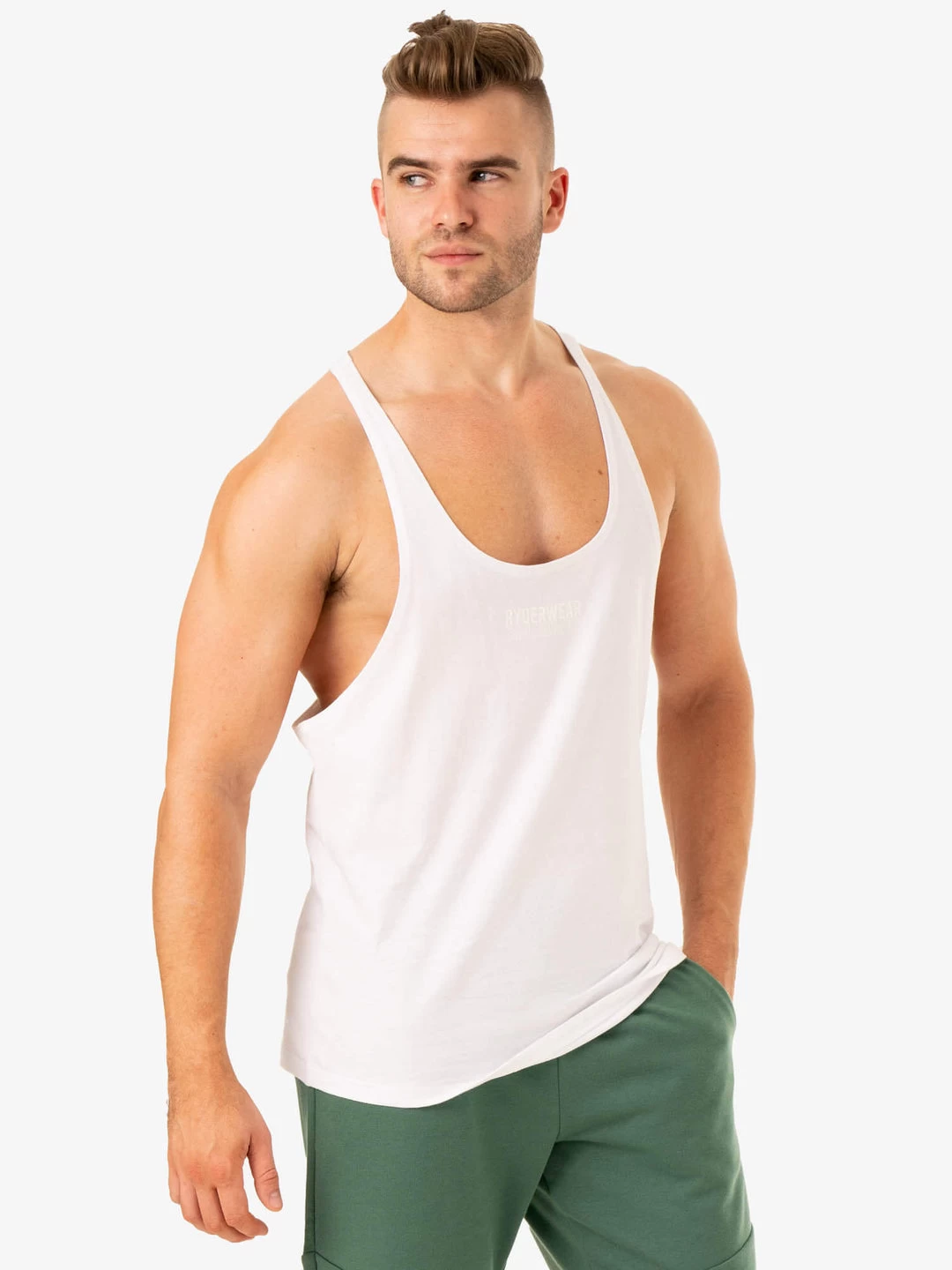 Limitless Stringer T-Back - White 3 Limitless Stringer T-Back - White - Image 3