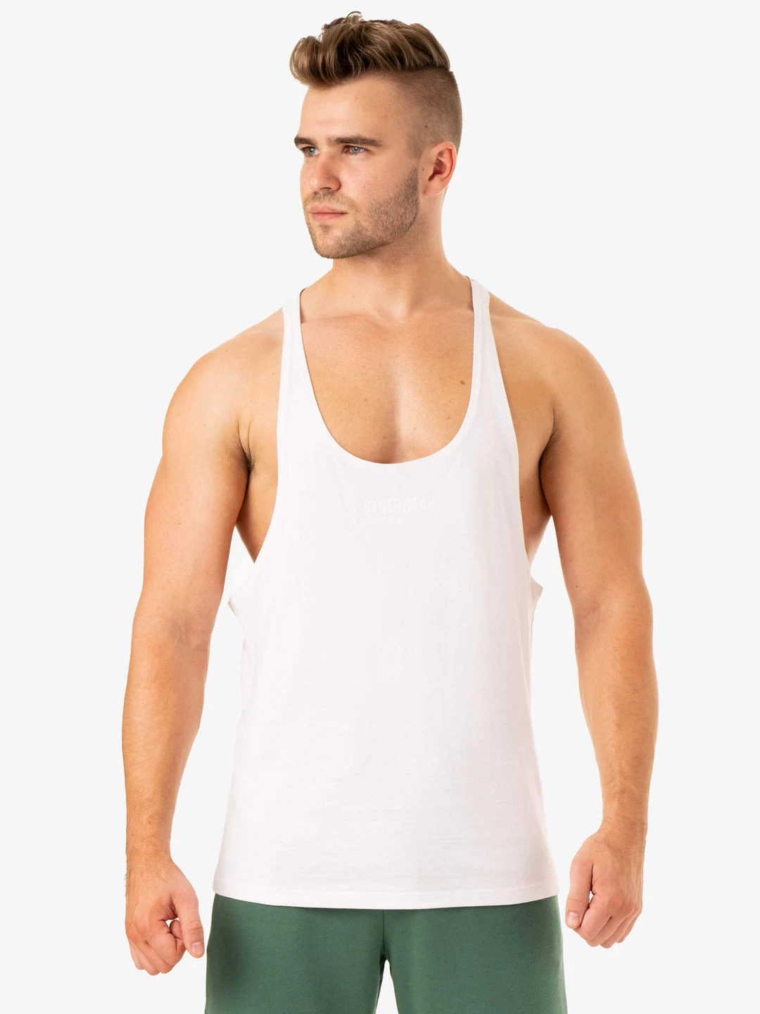Limitless Stringer T-Back - White 1 Limitless Stringer T-Back - White