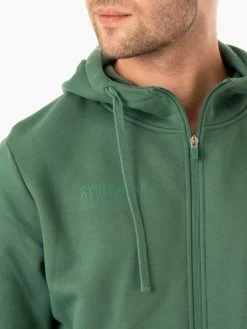 Limitless Zip Up Jacket - Forest Green 8 Limitless Zip Up Jacket - Forest Green -Ryderwear limitless zip up jacket forest green clothing ryderwear 860777 1080x