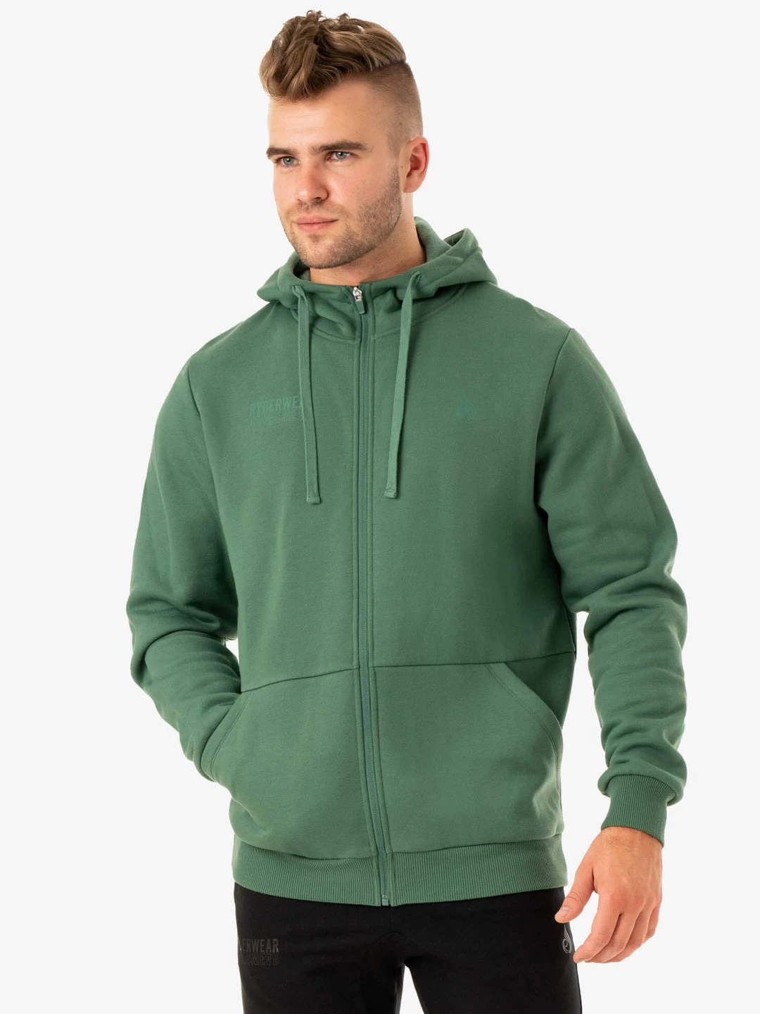 Limitless Zip Up Jacket - Forest Green 1 Limitless Zip Up Jacket - Forest Green
