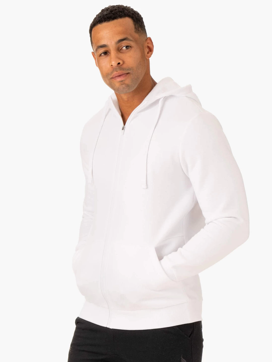 Limitless Zip Up Jacket - White 3 Limitless Zip Up Jacket - White - Image 3