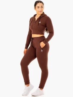 Luxe Track Pants - Chocolate -Ryderwear luxe track pants chocolate clothing ryderwear 951731 1080x