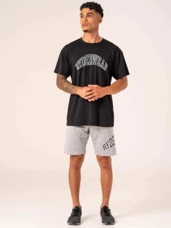 Men's Collegiate Track Short - Grey Marl -Ryderwear mens collegiate track short grey marl clothing ryderwear 657016 1080x